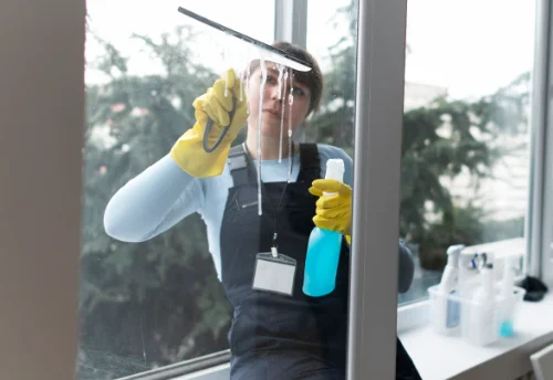 Nettoyage de vitres intérieures et extérieures à Matour